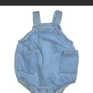Vintage pre owned Baby girl Guess Denim overalls